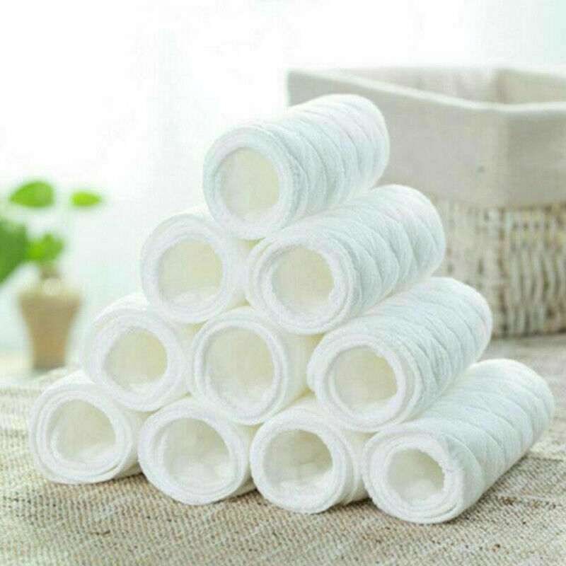 Cloth Diaper Inserts 10PCS Washable Pads