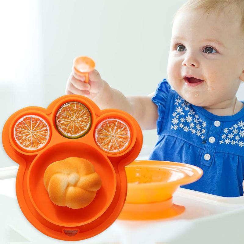 Silicone Baby Plate Feeding Bowl