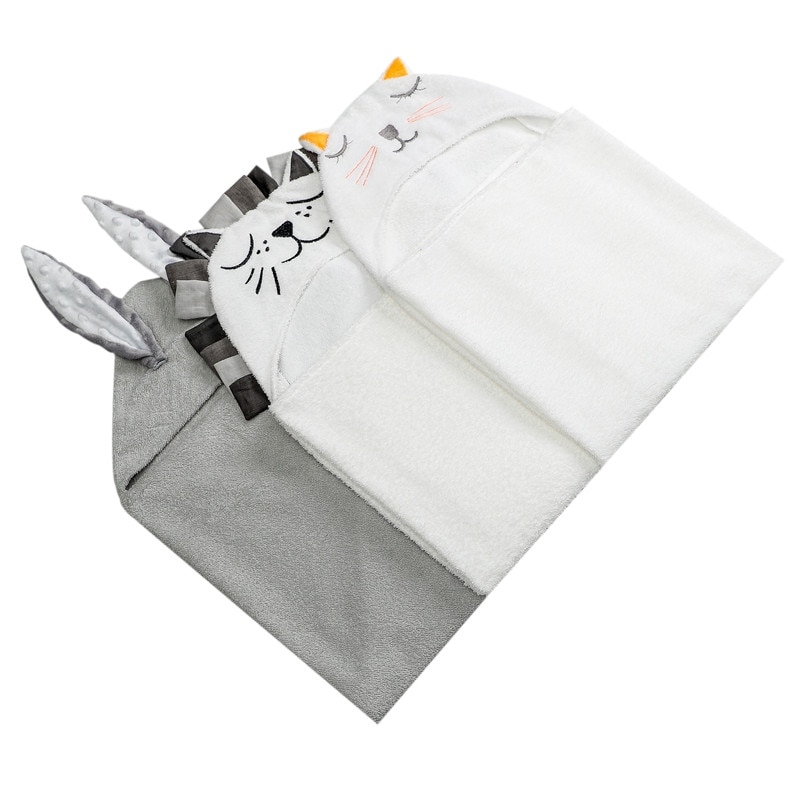 Hooded Towel For Kids Cotton Fabric