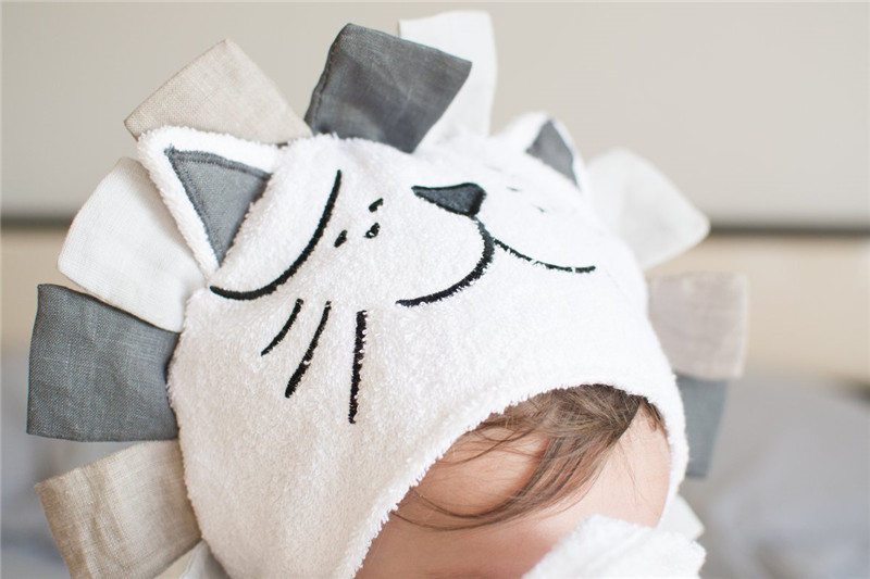 Hooded Towel For Kids Cotton Fabric