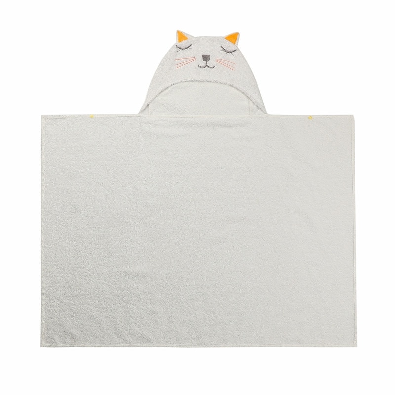 Hooded Towel For Kids Cotton Fabric