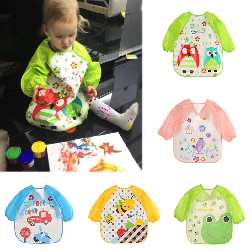 Long Sleeve Bib Baby Apron