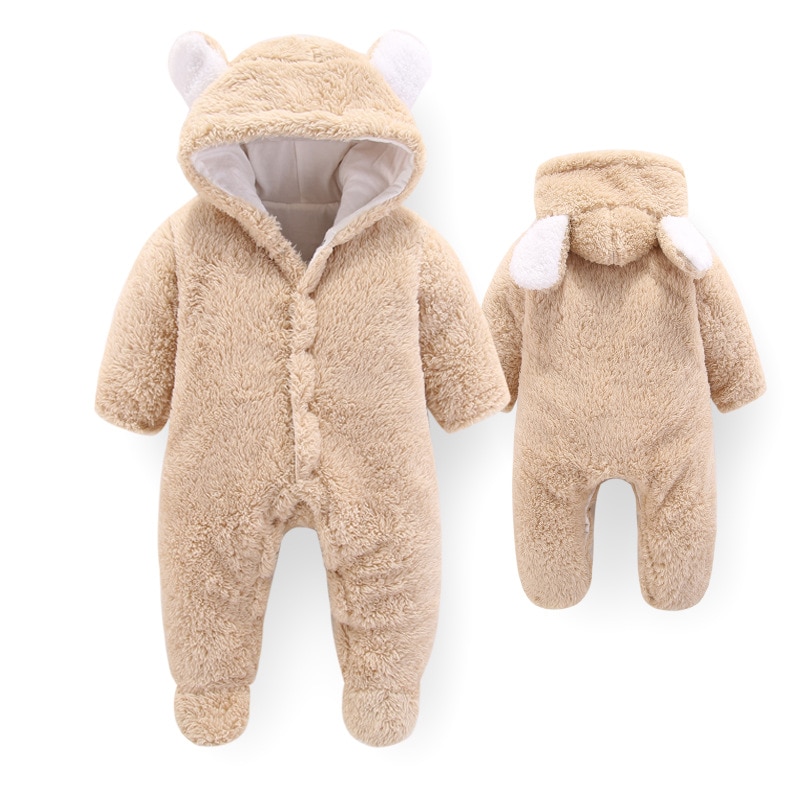 Baby Winter Jumpsuit Cotton Romper