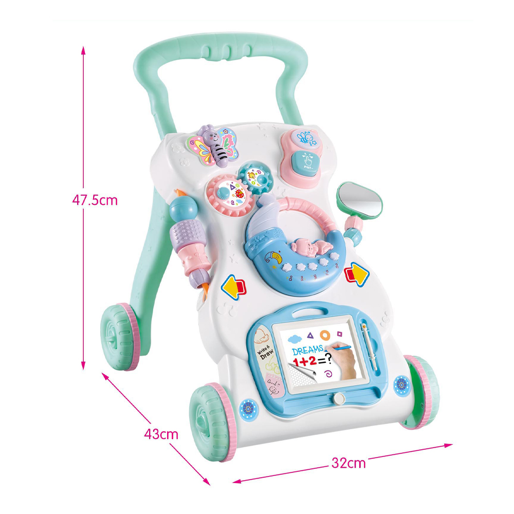 Baby Push Walker 4-Wheel Baby Toy