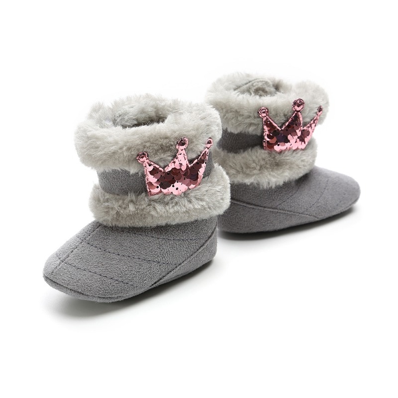 Baby Winter Boots Mid-Calf with Fur