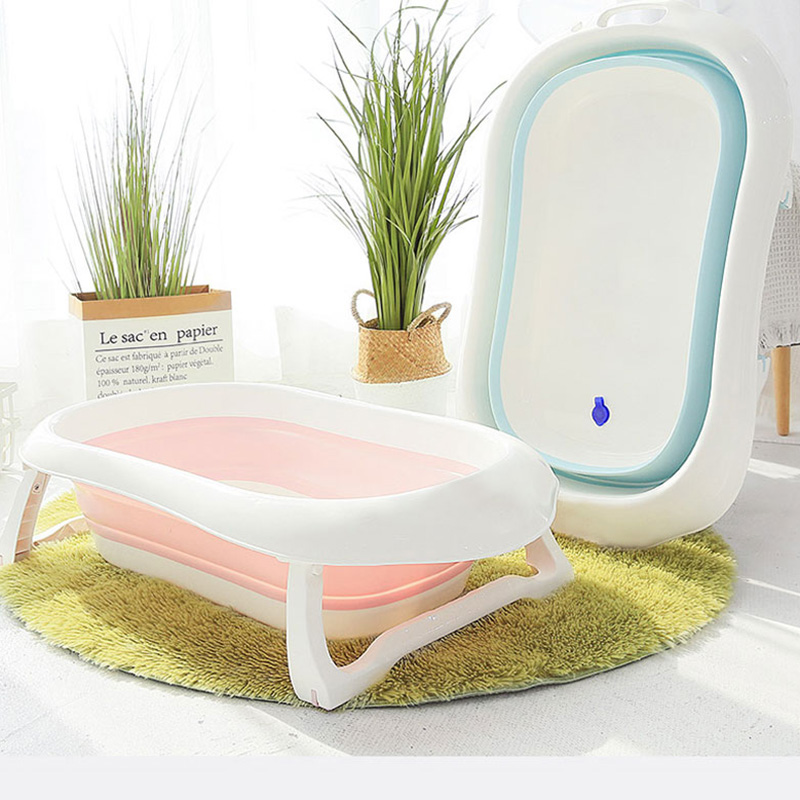 Newborn Baby Bath Tub Foldable Container