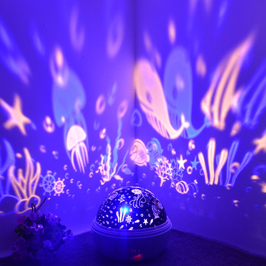 Baby Night Light Projector LED Lamp