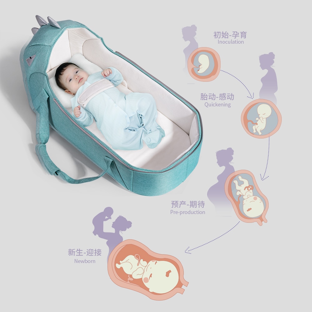 Portable Baby Bassinet Travel Bed Crib