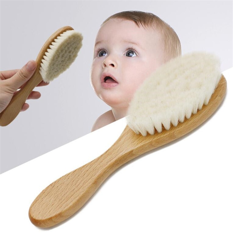 Baby Hair Brush Wooden Comb