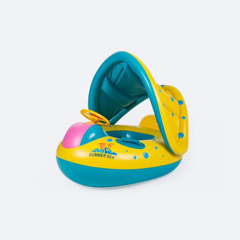 Baby Boat Inflatable Floater with Sunshade