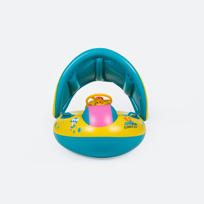 Baby Boat Inflatable Floater with Sunshade