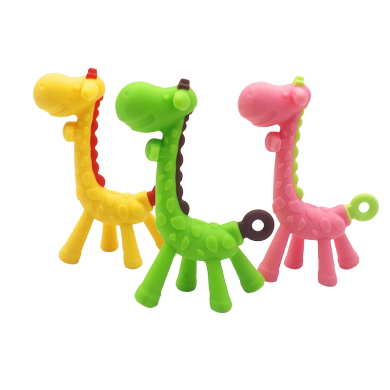 Giraffe Teether Silicone Teething Toy