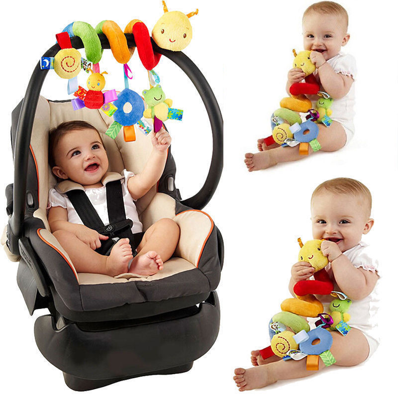 Baby Car Seat Toy Spiral Design