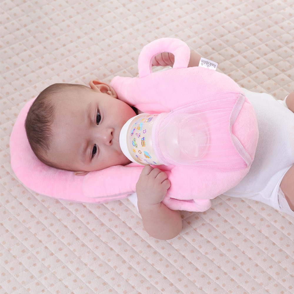 Baby Feeding Pillow with Bottle Holder