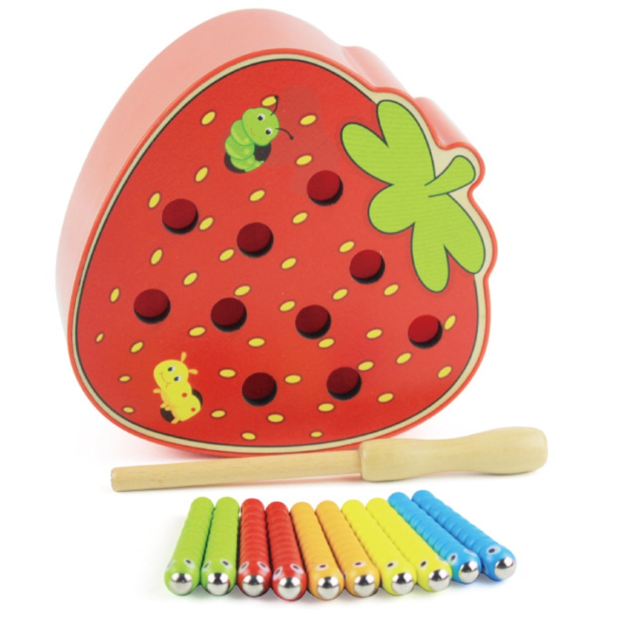 Kids Learning Toys Wooden Fruits