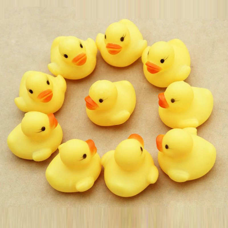 Rubber Duck Kids Bathroom Toys (12 pieces)