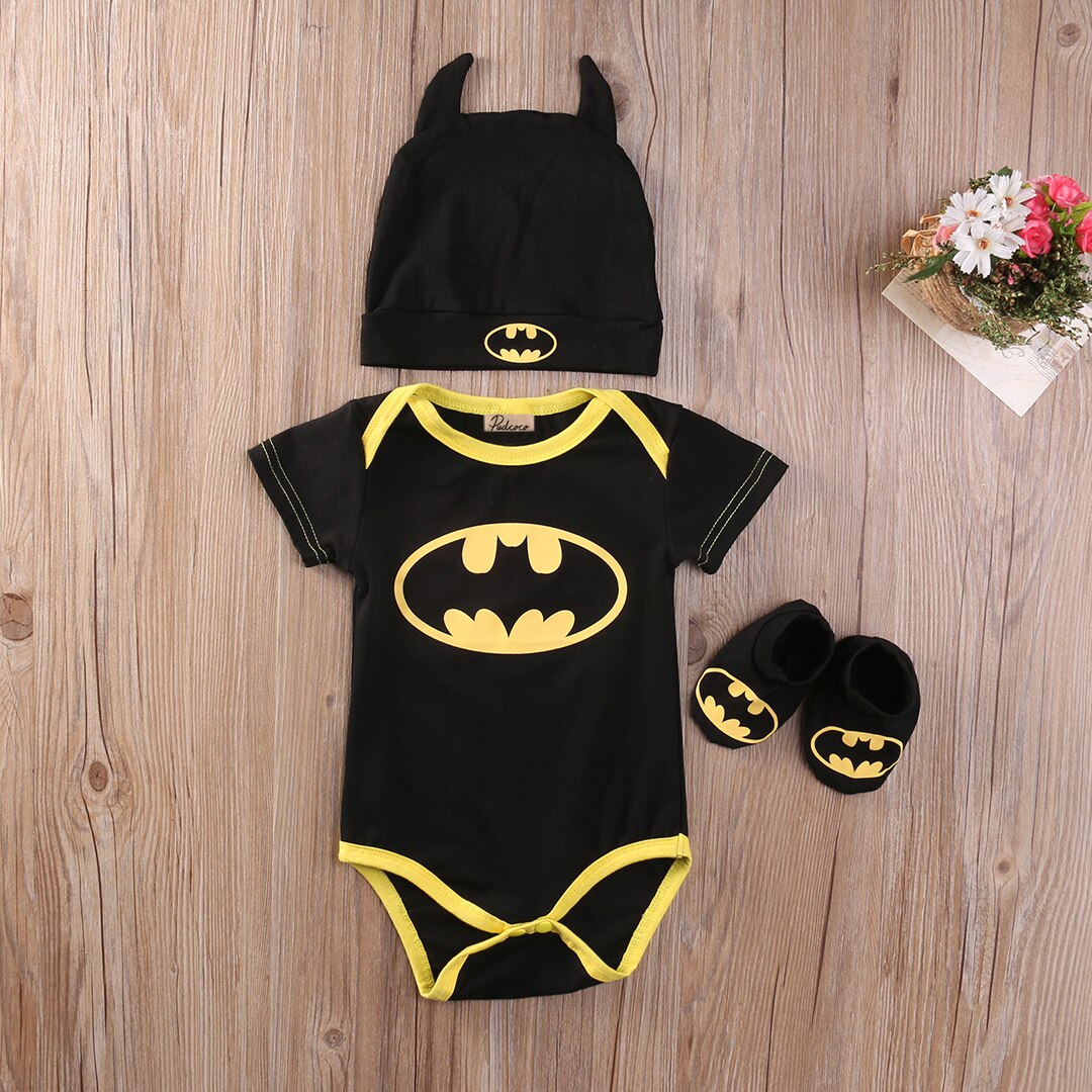 Newborn Onesies Batman Costume Design