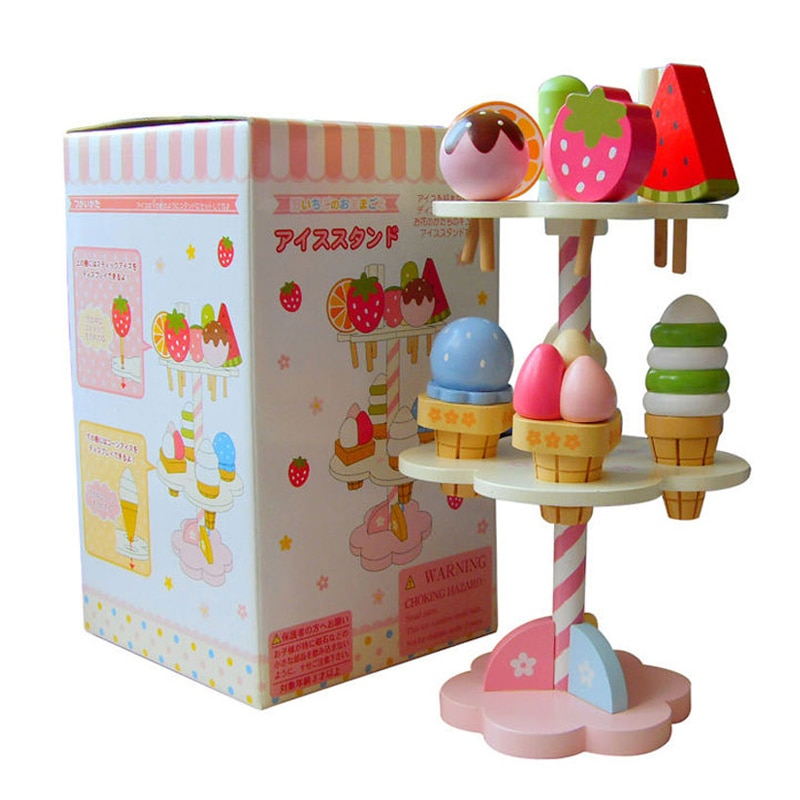 Wooden Toys for Kids Ice Cream