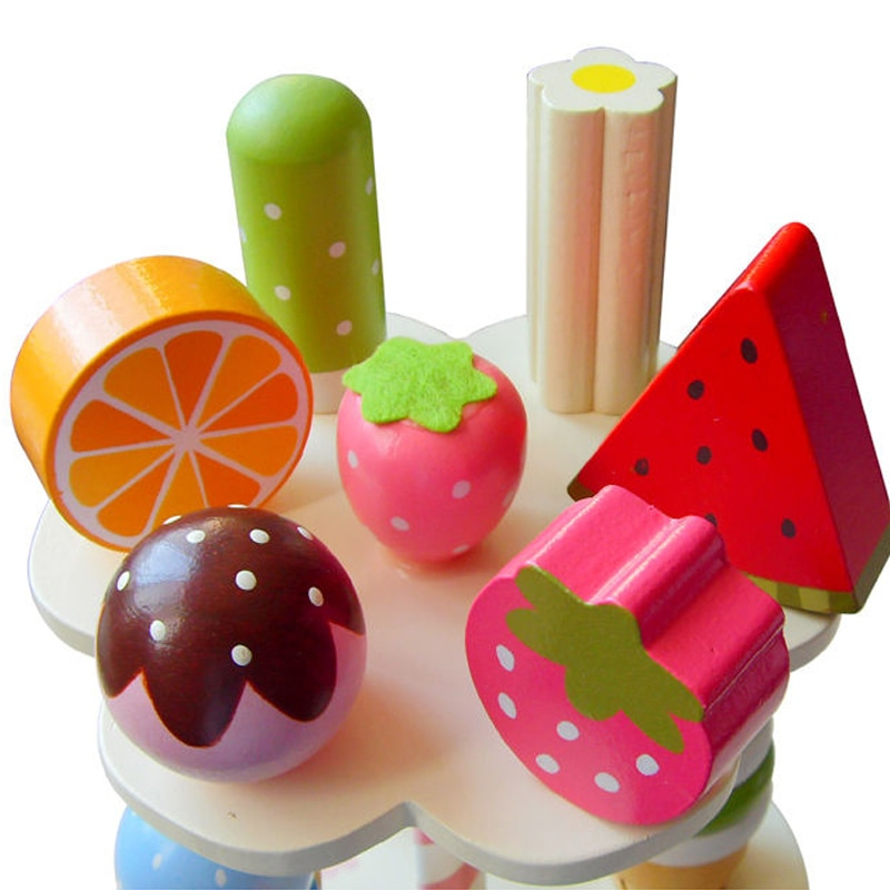 Wooden Toys for Kids Ice Cream