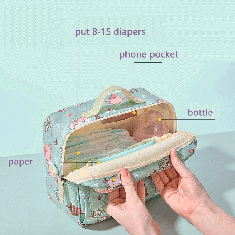 Small Diaper Bag Waterproof Organizer