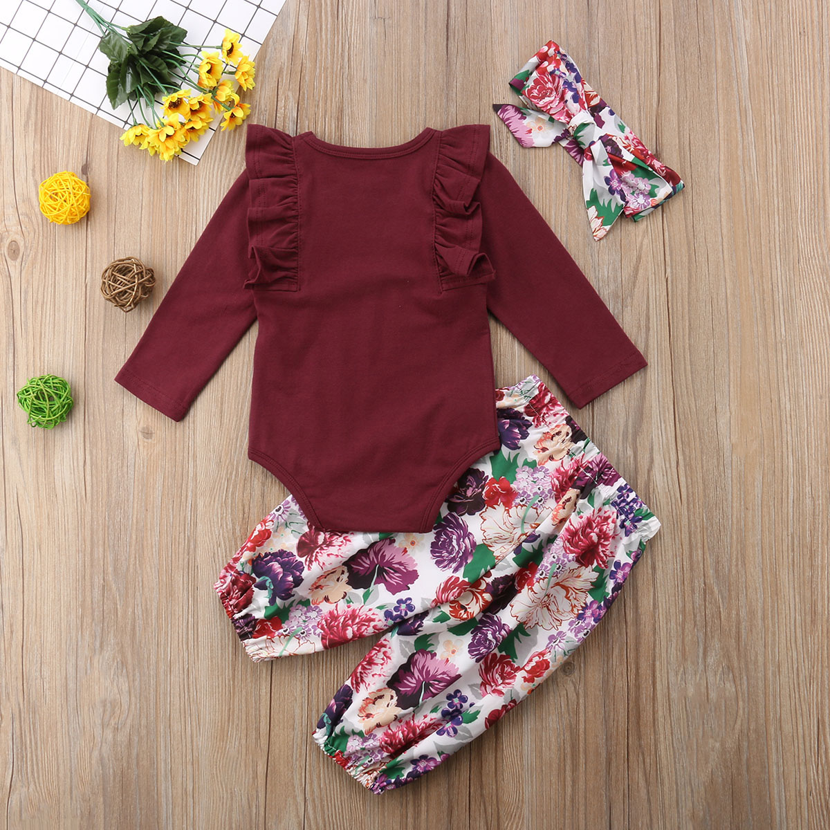 Cute Baby Girl Clothes Set