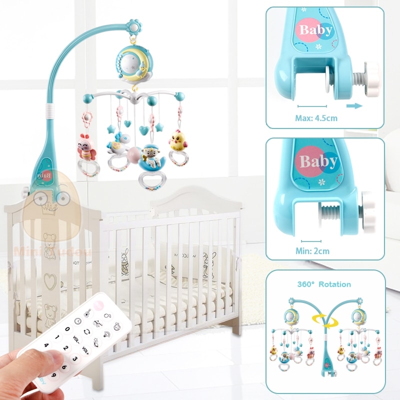 Baby Mobile Crib Toy Projector