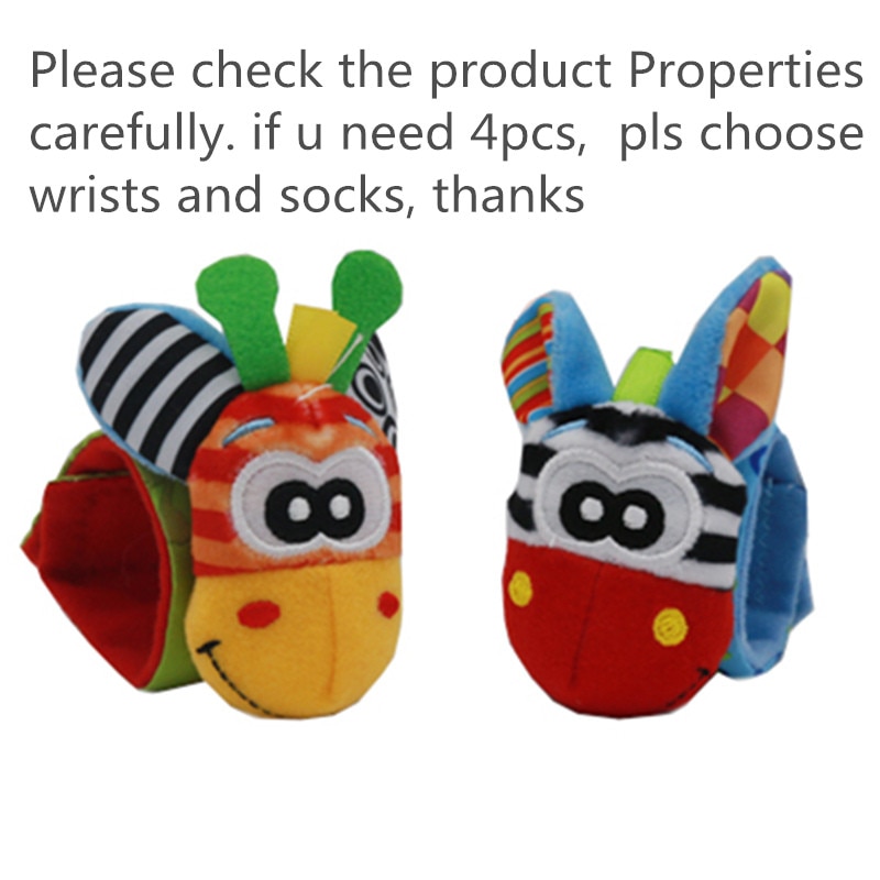 Infant Toys Wrists & Socks Rattle