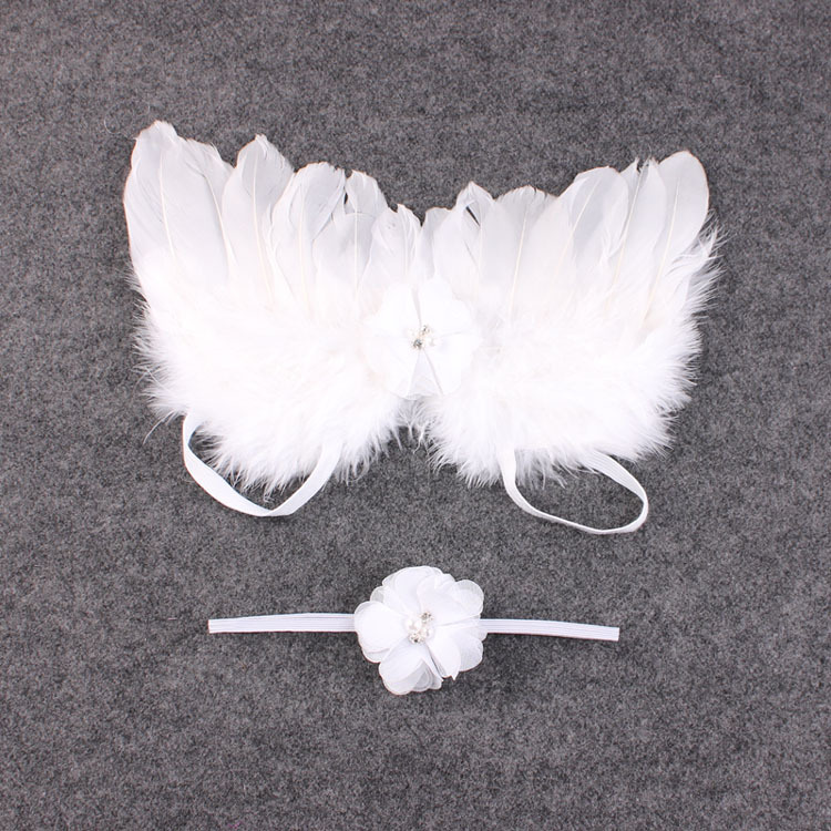 Newborn Photography Props Wings & Headband