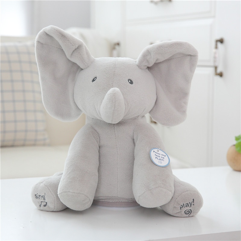 Elephant Toy Singing Stuffed Animal