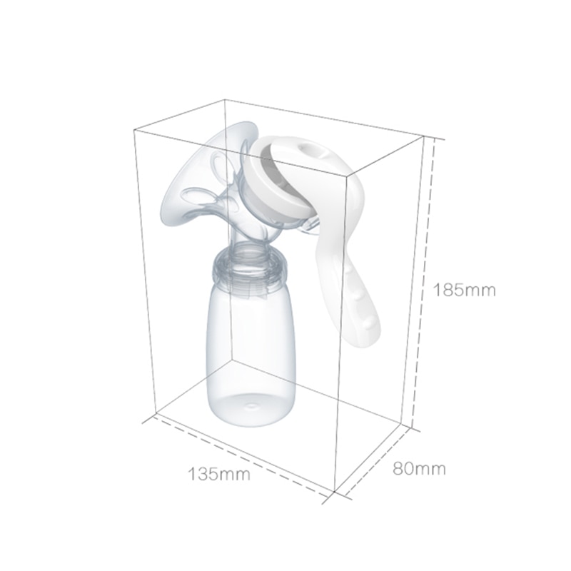 Manual Breast Pump 150ml Bottle