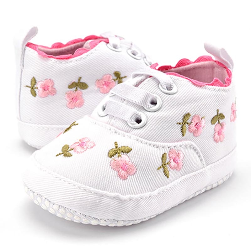 Baby Girl Shoes Floral Booties