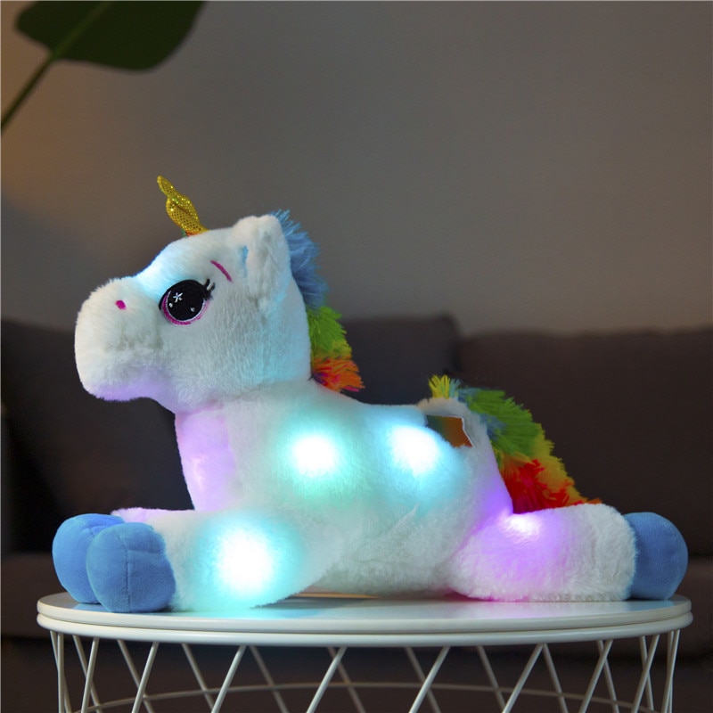 Unicorn Toys Plush LED Doll