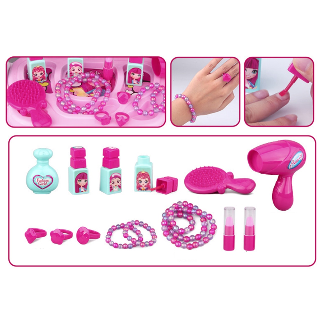 Kids Makeup Kit Pretend Play Toy