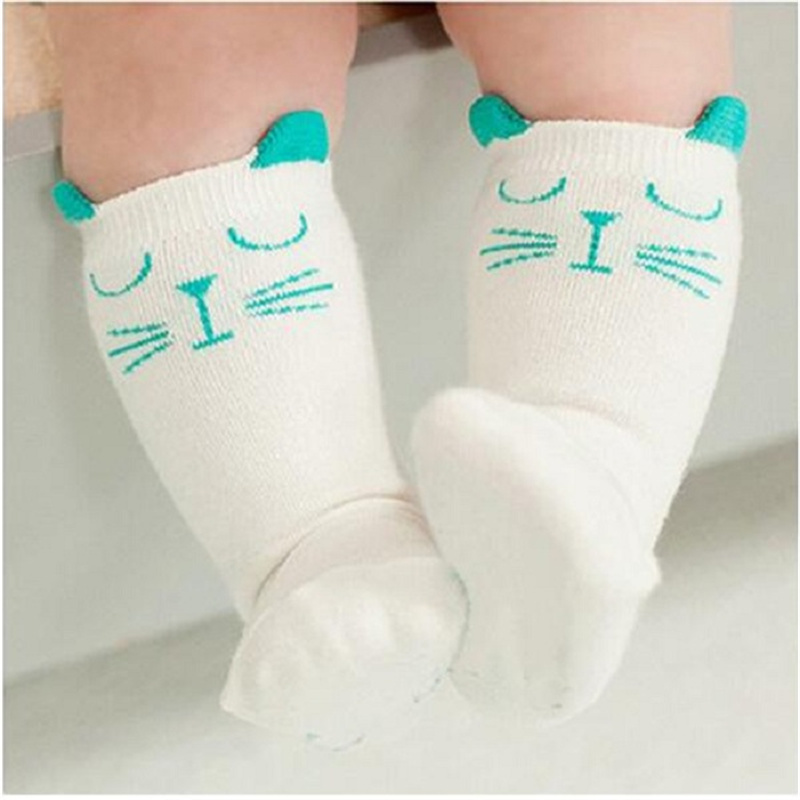 Cartoon Baby Knee High Socks