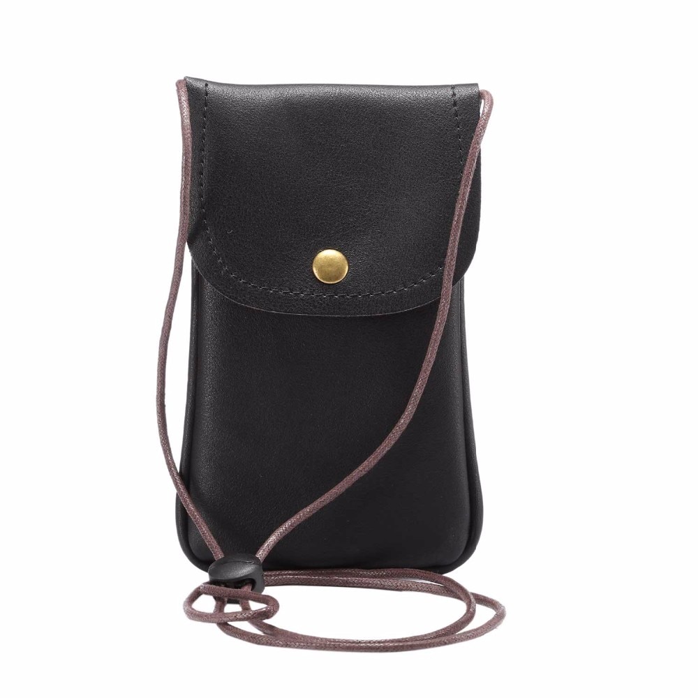 Leather Phone Pouch Shoulder Bag