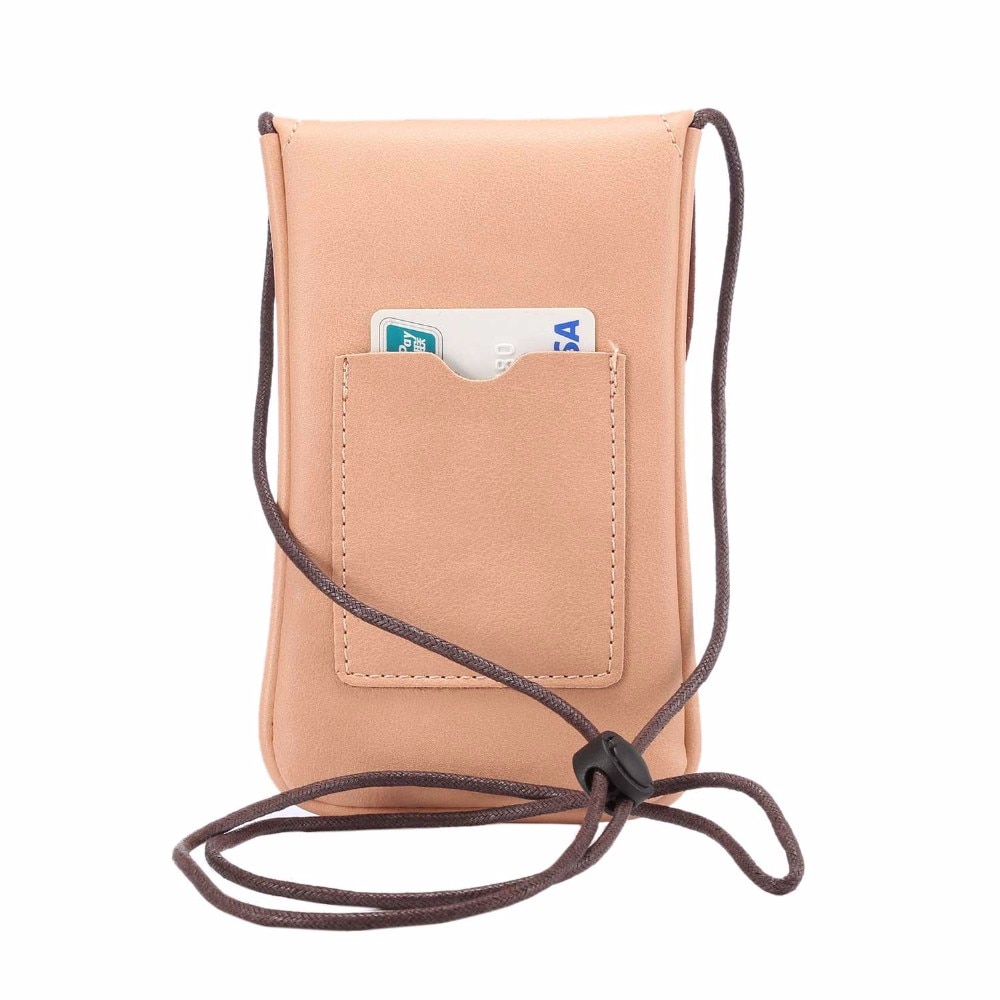 Leather Phone Pouch Shoulder Bag