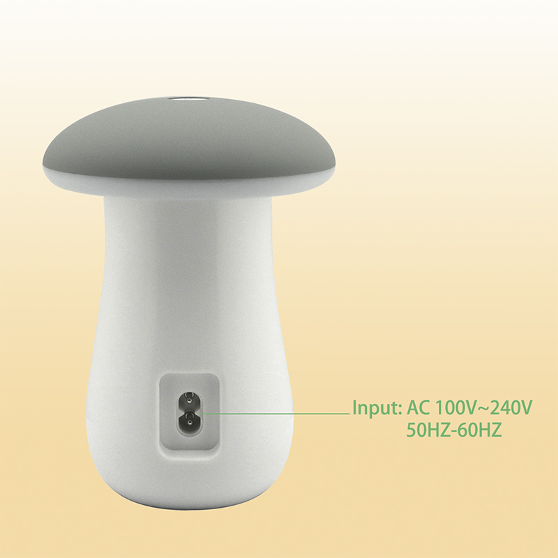 5-Port USB Charging Station Dock with Mushroom LED Night Light