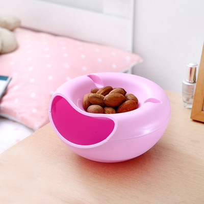 Multi Functional Double Layer Bowl With Phone Holder