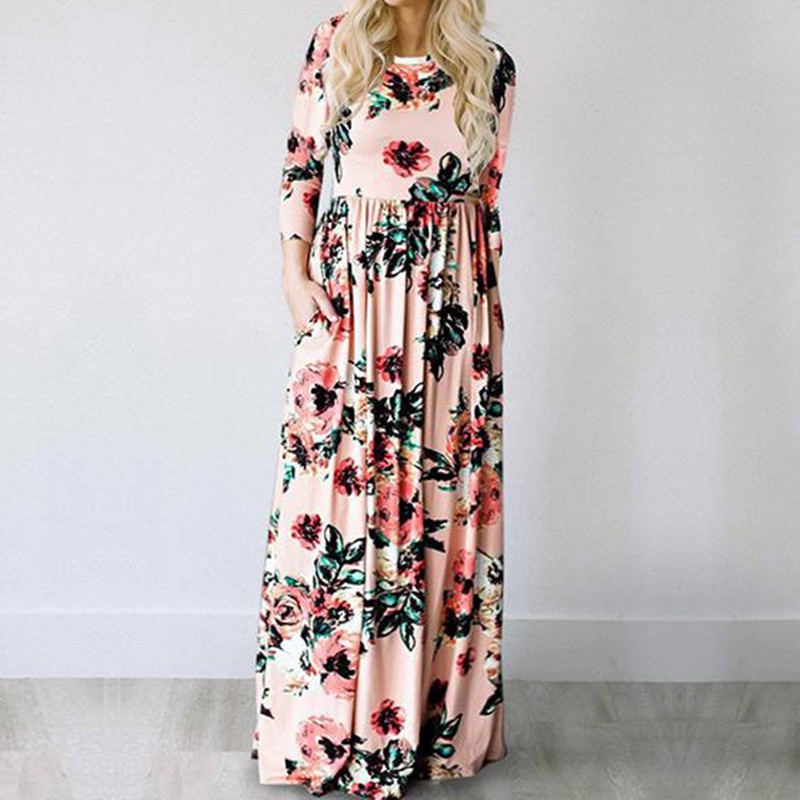 Summer Floral Bohemian Dress