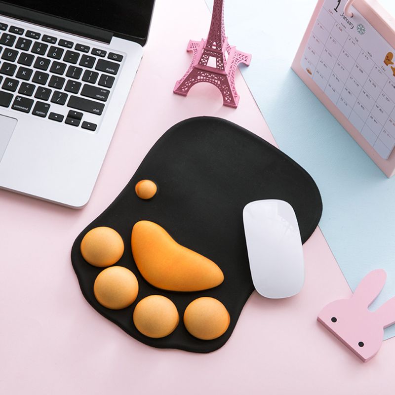 Wrist Rest Support Cat Paw Mousepad