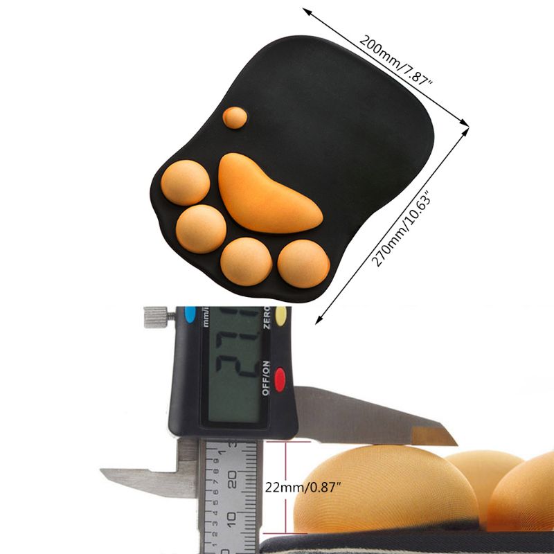 Wrist Rest Support Cat Paw Mousepad