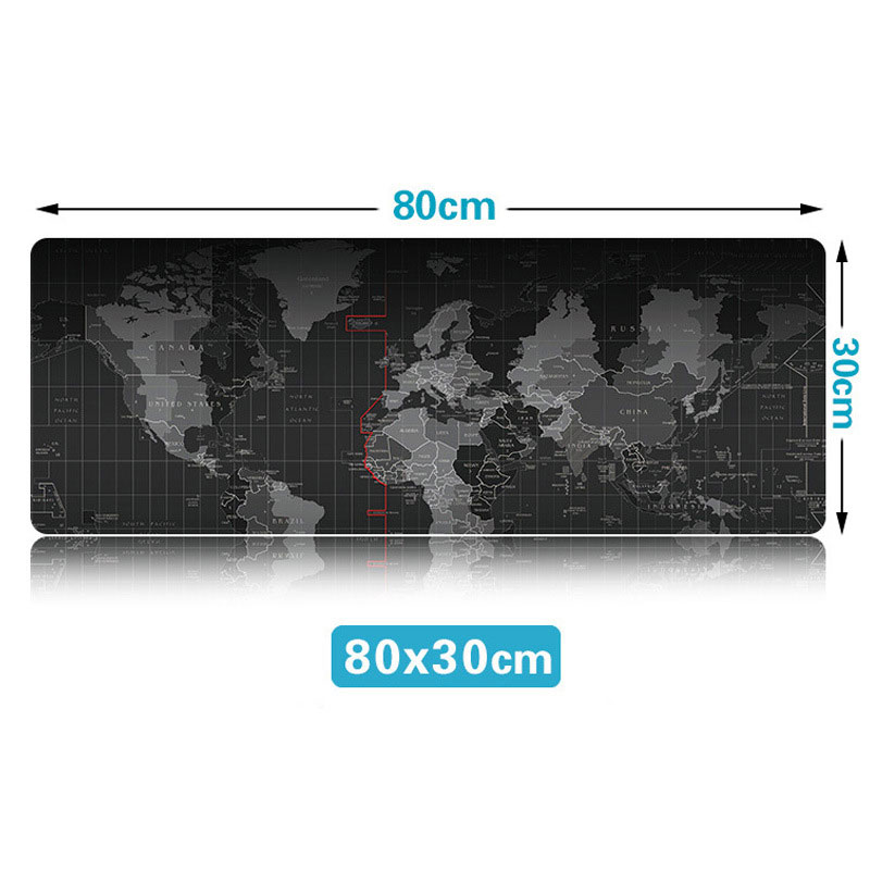 Large Anti Slip World Map Mousepad