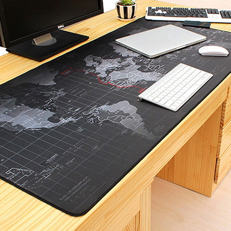 Large Anti Slip World Map Mousepad