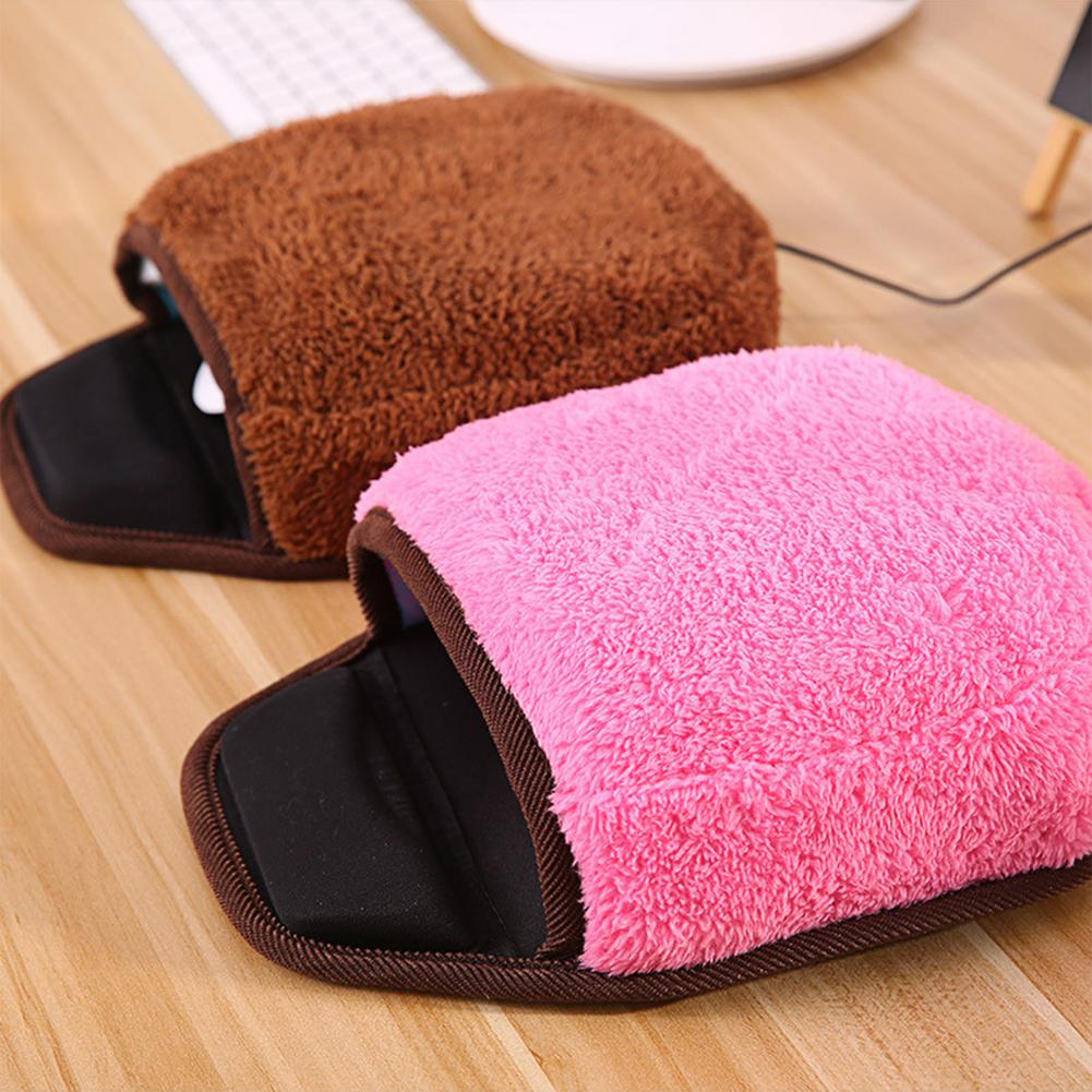 USB Heated Hand Warmer Mouse Pad with Wrist Pad