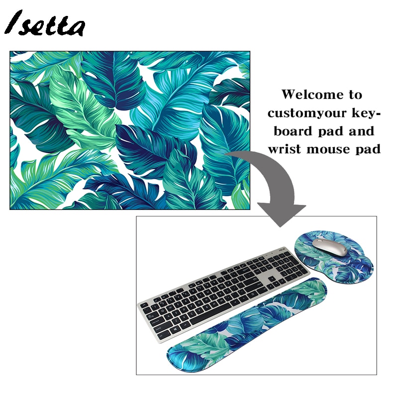 Keyboard Wrist Pad with Soft Mouse Pad