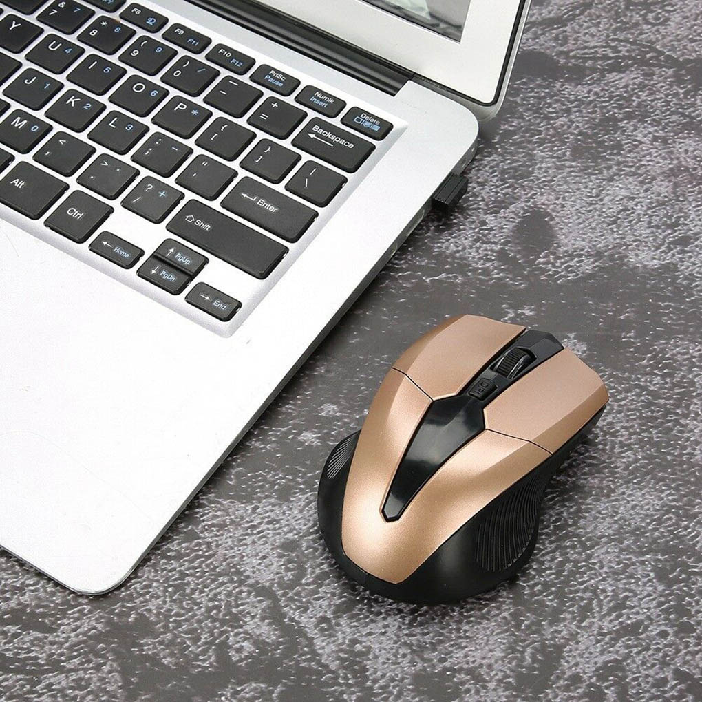 Portable Wireless Mouse With USB Receiver