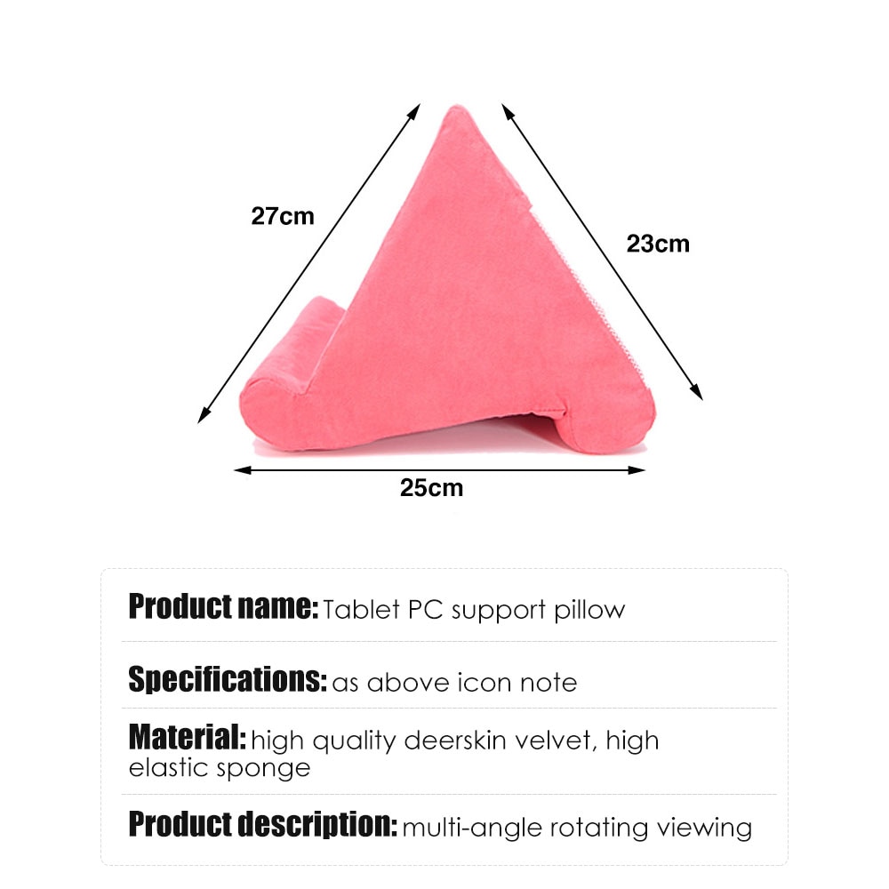 Tablet Cushion Holder Triangle Stand