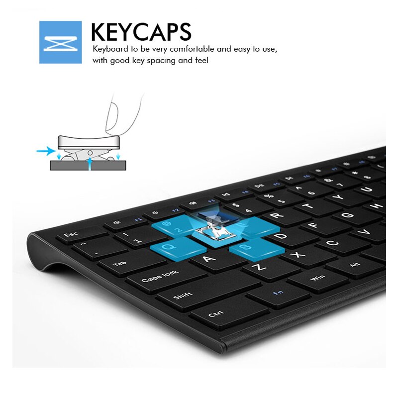 Rechargeable Slim Wireless Keyboard