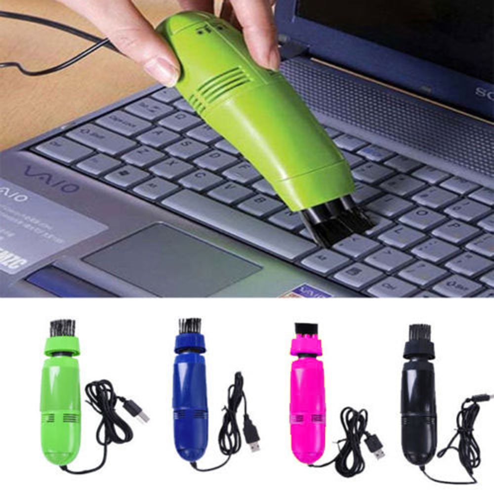 Mini USB Vacuum Cleaner with Brush Nozzle