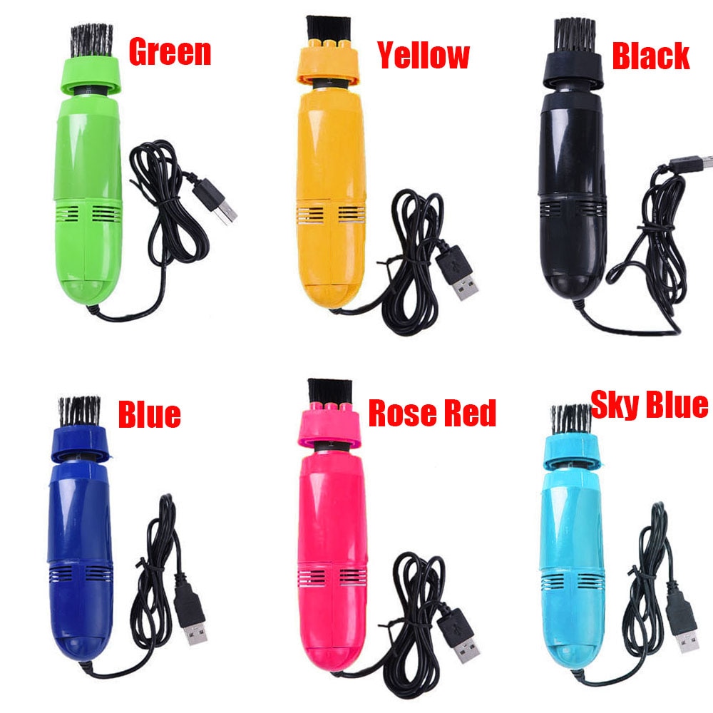 Mini USB Vacuum Cleaner with Brush Nozzle